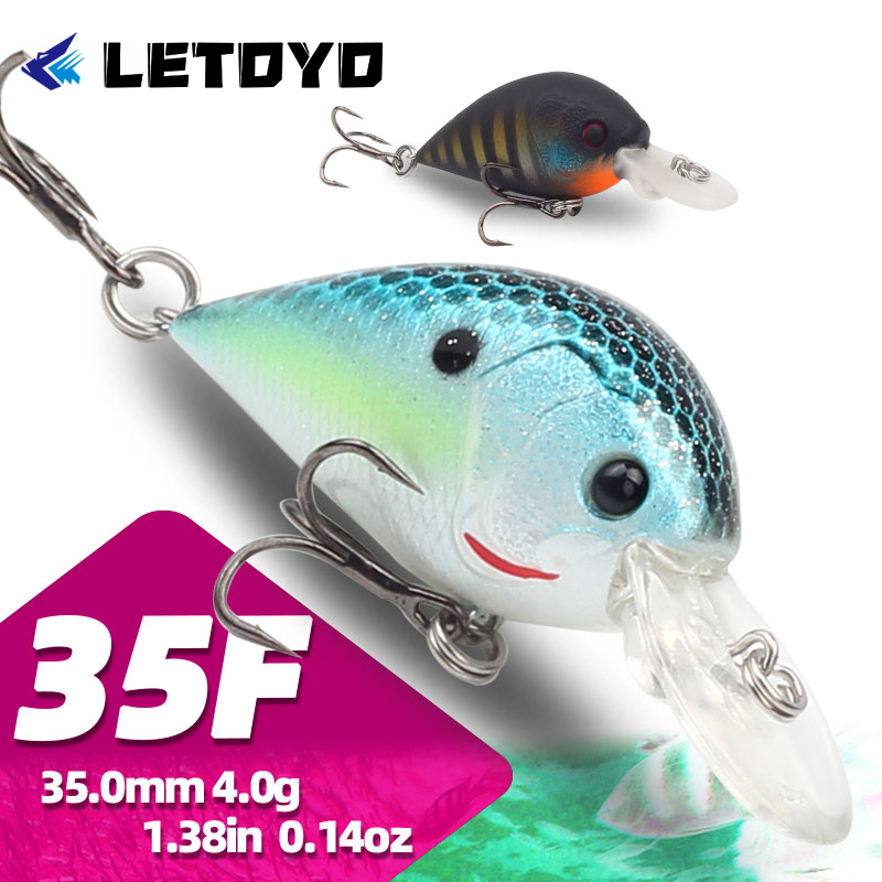 Fishing Lure Making Kit - LETOYO Mini Crankbait Lure Wobblers 35mm