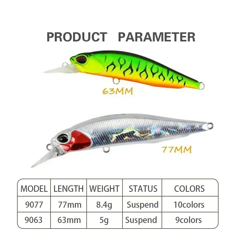 Fishing Lure Swimbait - 5g 8.4g Fishing Lure Minnow Wobbler