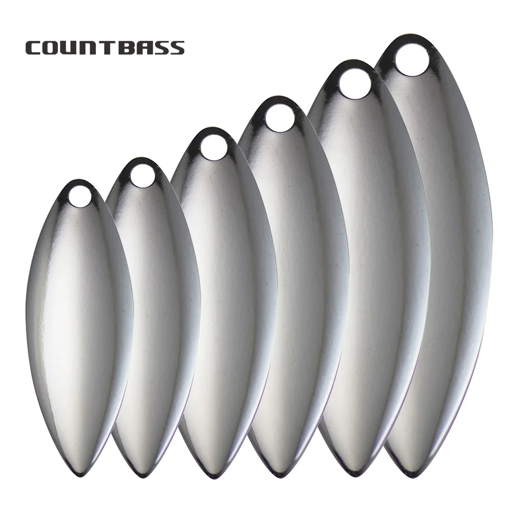 Fishing Lure Spinner - Countbass 50pcs Size 1-6 Nickel Steel