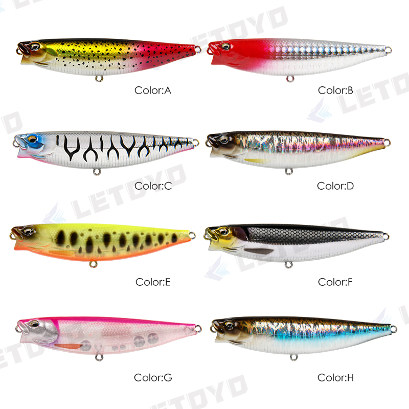 LETOYO 65mm 5g/90mm 10g Surfac - Fishing Lure Swimbait recension och pris