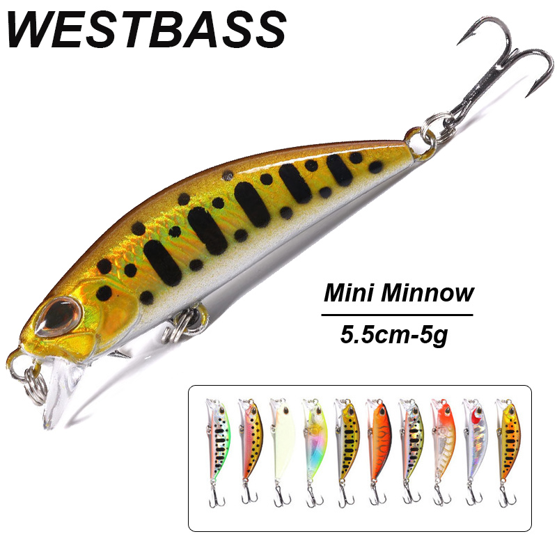 WESTBASS 1PX Micro Minnow Lure - Fishing Lure Swimbait recension och pris