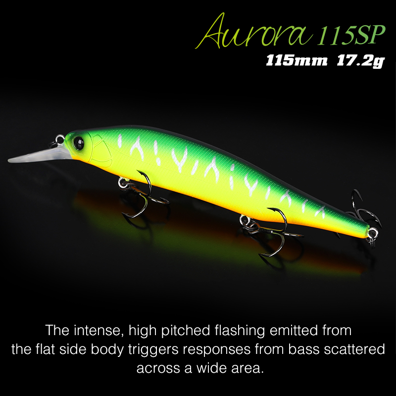 TSURINOYA 115mm 17.2g Suspendi - Fishing Lure Jerkbait recension och pris