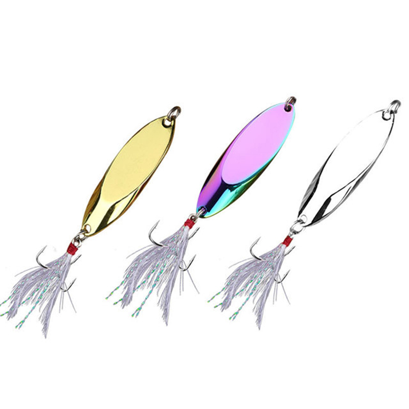 1pc 2.5g-35g Metal Spoon Lure  - Fishing Lure Spinner recension och pris
