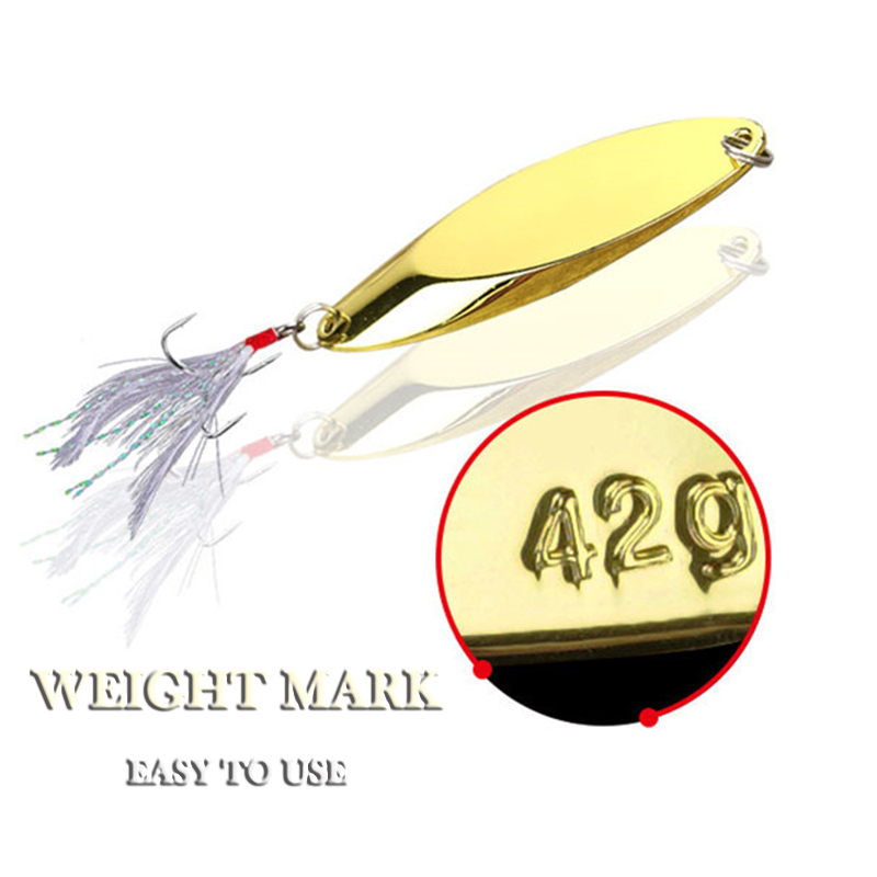 1pc 2.5g-35g Metal Spoon Lure  - Fishing Lure Spinner recension och pris