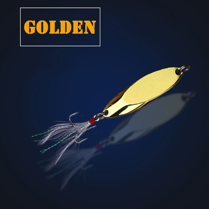 1pc 2.5g-35g Metal Spoon Lure  - Fishing Lure Spinner recension och pris