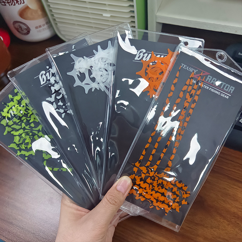 TEASER 5pcs SKIRT-18 145mm Sil - Fishing Lure Jig recension och pris