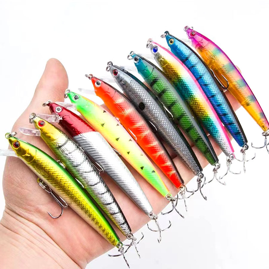 10PCS Jerkbait Minnow Swimbait - Fishing Lure Jerkbait recension och pris