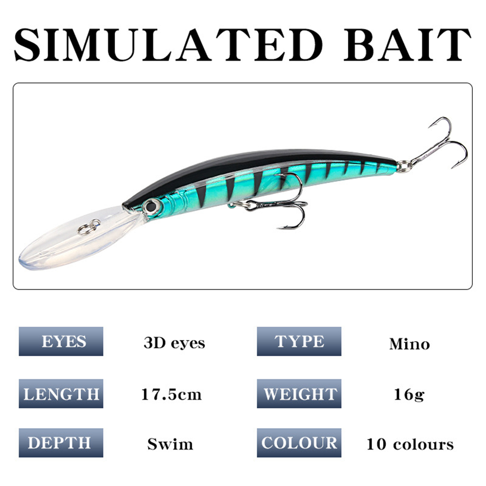 Long Tongue Minnow Fishing Lur - Fishing Lure Jerkbait recension och pris