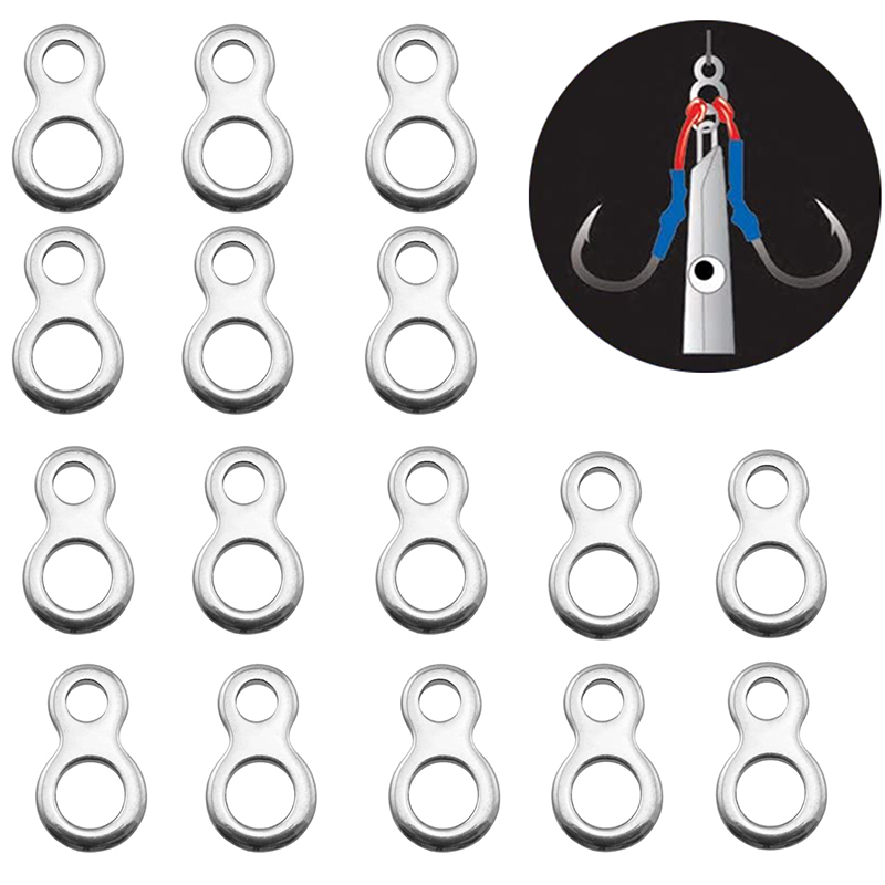 10-50Pcs Stainless Steel Fishi - Fishing Lure Jig recension och pris