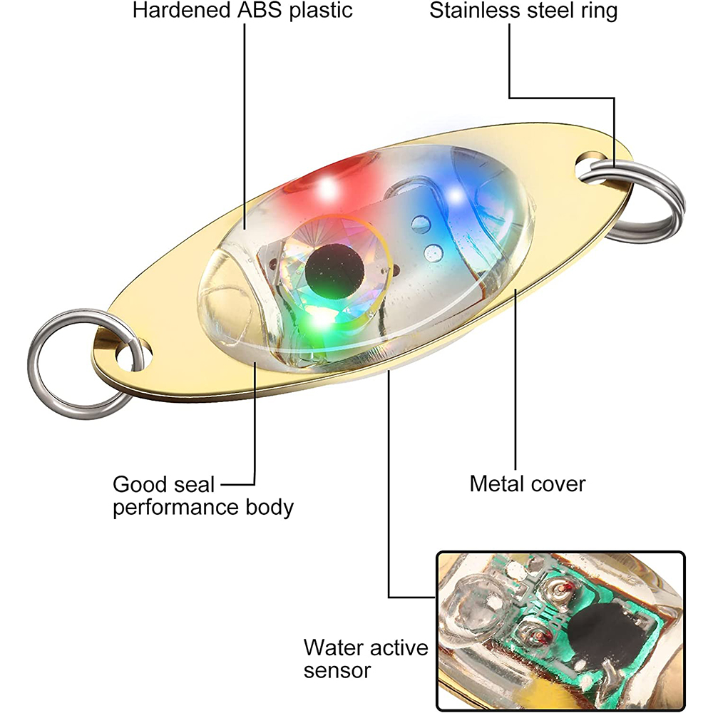 PRO BEROS LED Fishing Deep Dro - Fishing Lure Spoon recension och pris