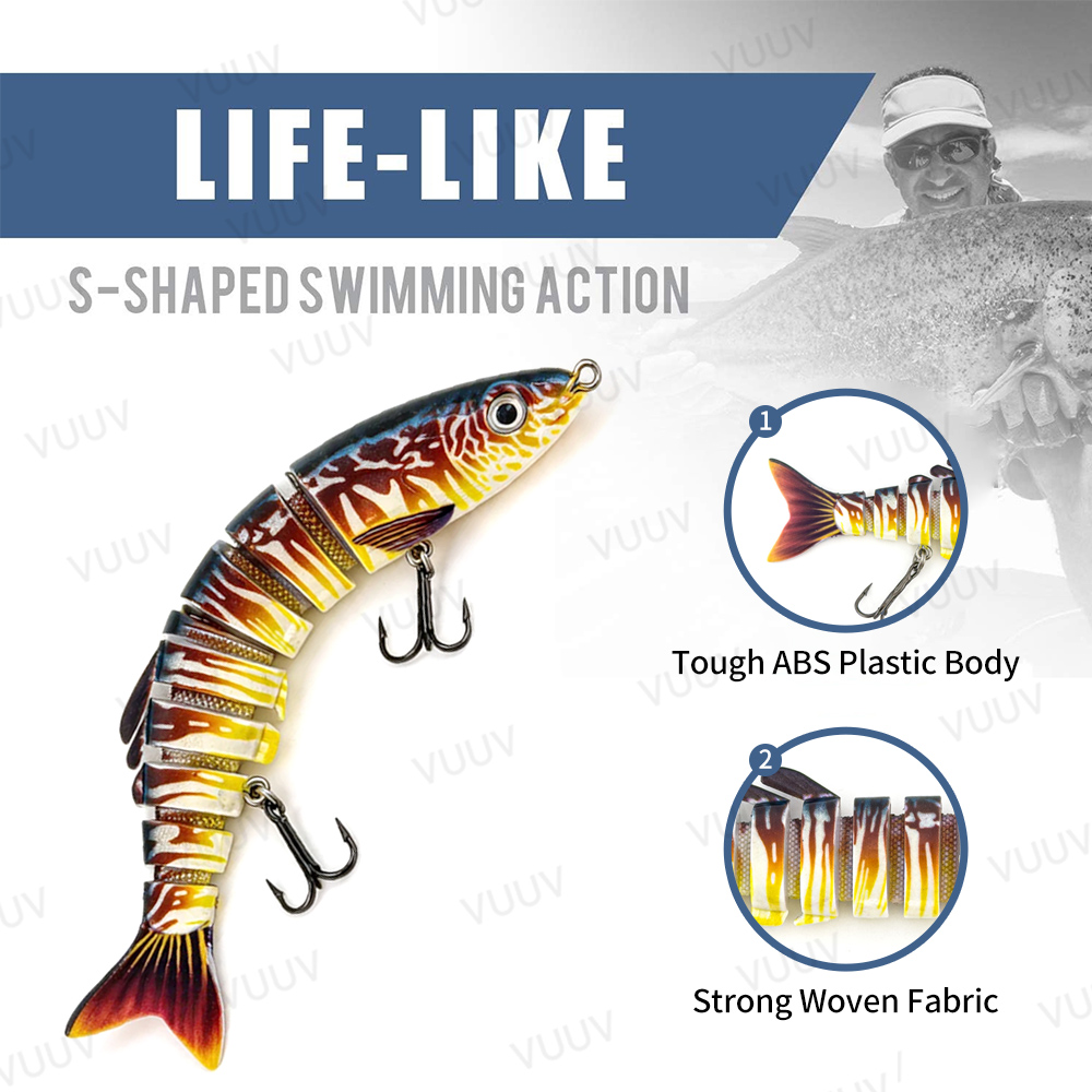 100pcs Fishing Lures for Bass  - Fishing Lure Swimbait recension och pris