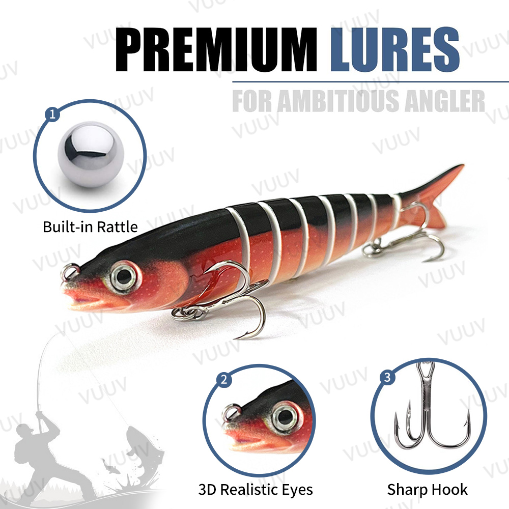 10 pcs Fishing Lures for Bass  - Fishing Lure Swimbait recension och pris