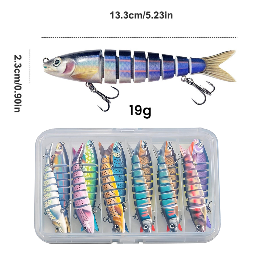 10 pcs Fishing Lures for Bass  - Fishing Lure Swimbait recension och pris
