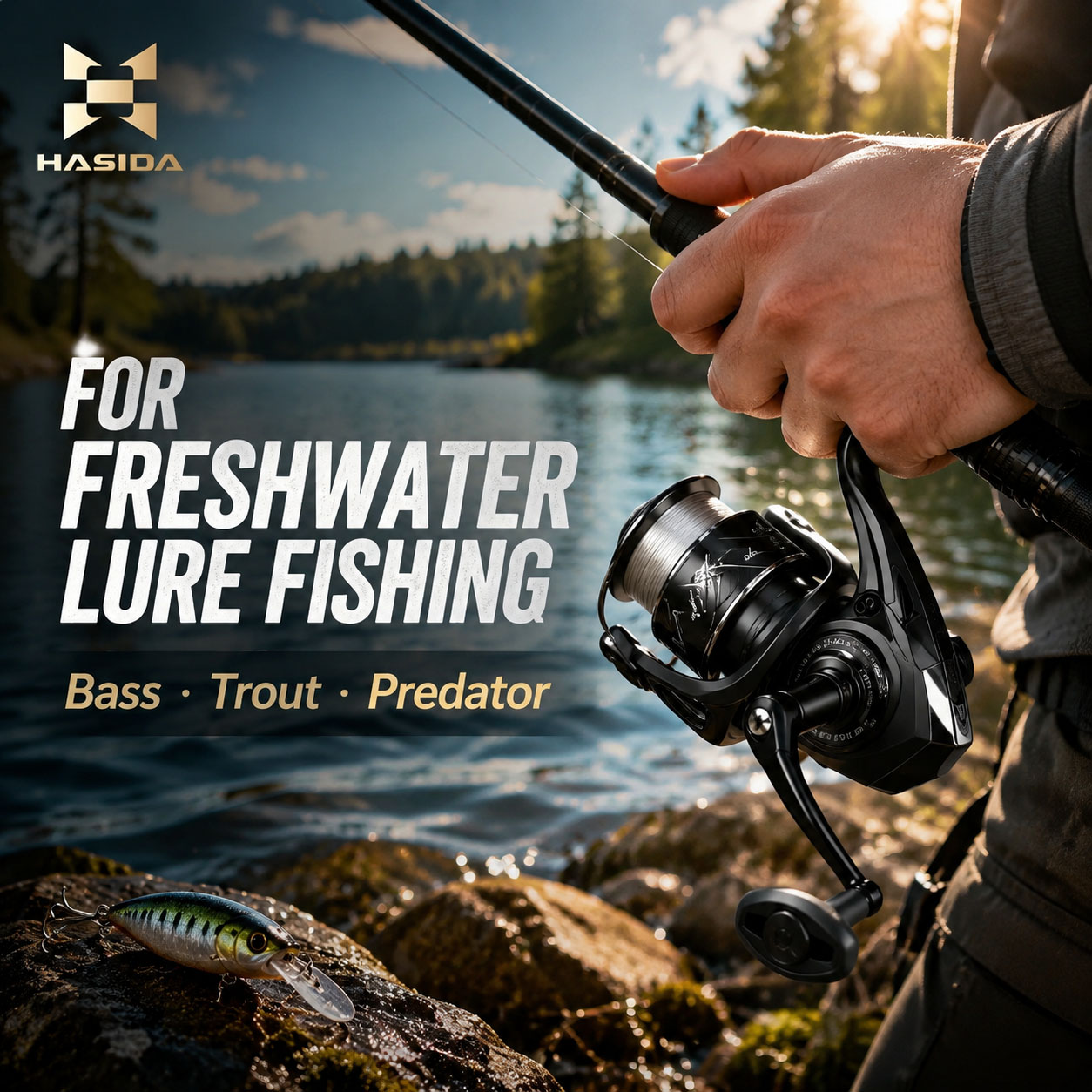 HASIDA AULA Air Spinning Reel  - Abu Garcia Reel Max recension och pris