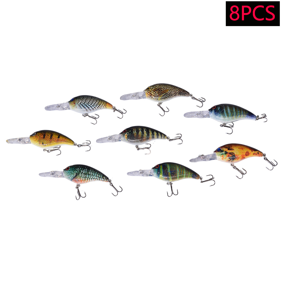 8pcs Jerkbait Minnow ABS Hard  - Fishing Lure Jerkbait recension och pris