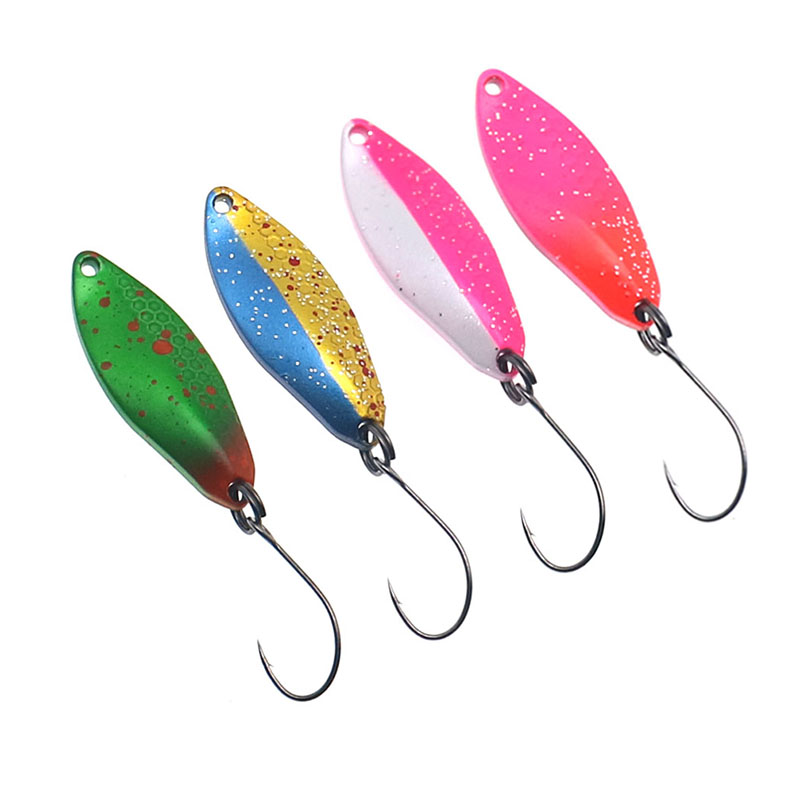 TROUT Spoon 2g 2.3g 3.5g Metal - Fishing Lure Spoon recension och pris