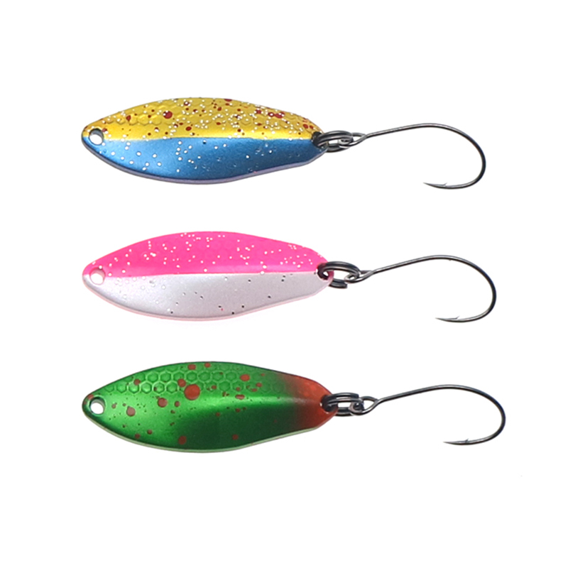 TROUT Spoon 2g 2.3g 3.5g Metal - Fishing Lure Spoon recension och pris
