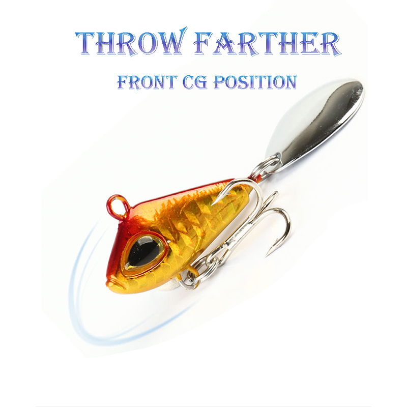 1pc 6/11/18/22g VIB Crankbaits - Fishing Lure Spoon recension och pris