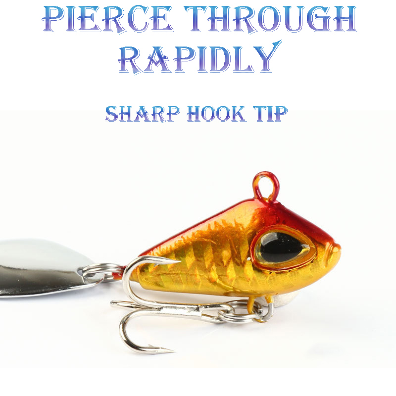 1pc 6/11/18/22g VIB Crankbaits - Fishing Lure Spoon recension och pris