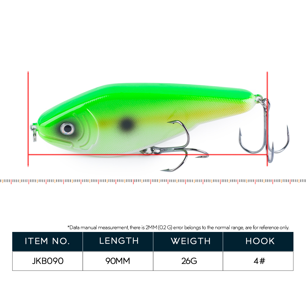 Hanlin NEW Glide Jerkbait 90mm - Fishing Lure Swimbait recension och pris