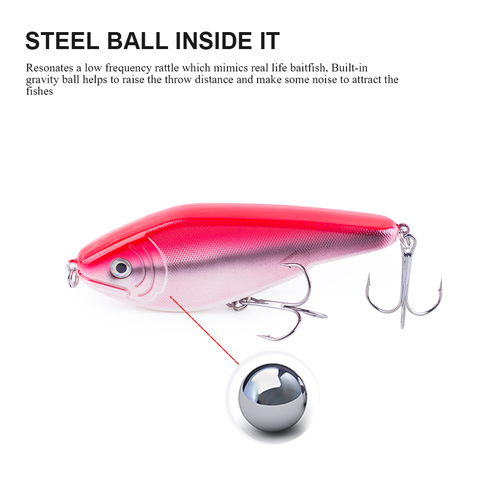 Hanlin NEW Glide Jerkbait 90mm - Fishing Lure Swimbait recension och pris