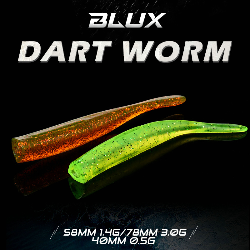 BLUX New Dart Worm Soft Bait 5 - Fishing Lure Spinner recension och pris