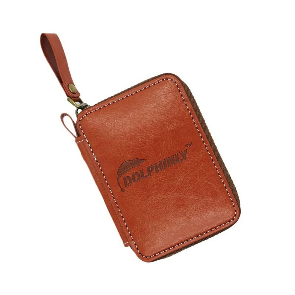 PU Leather Lure Wallet Bag Car - Fishing Lure Spinner recension och pris