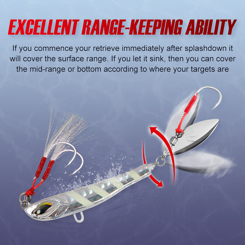 Noeby Blade Jig Lure 21g 28g 4 - Fishing Lure Blade Bait recension och pris