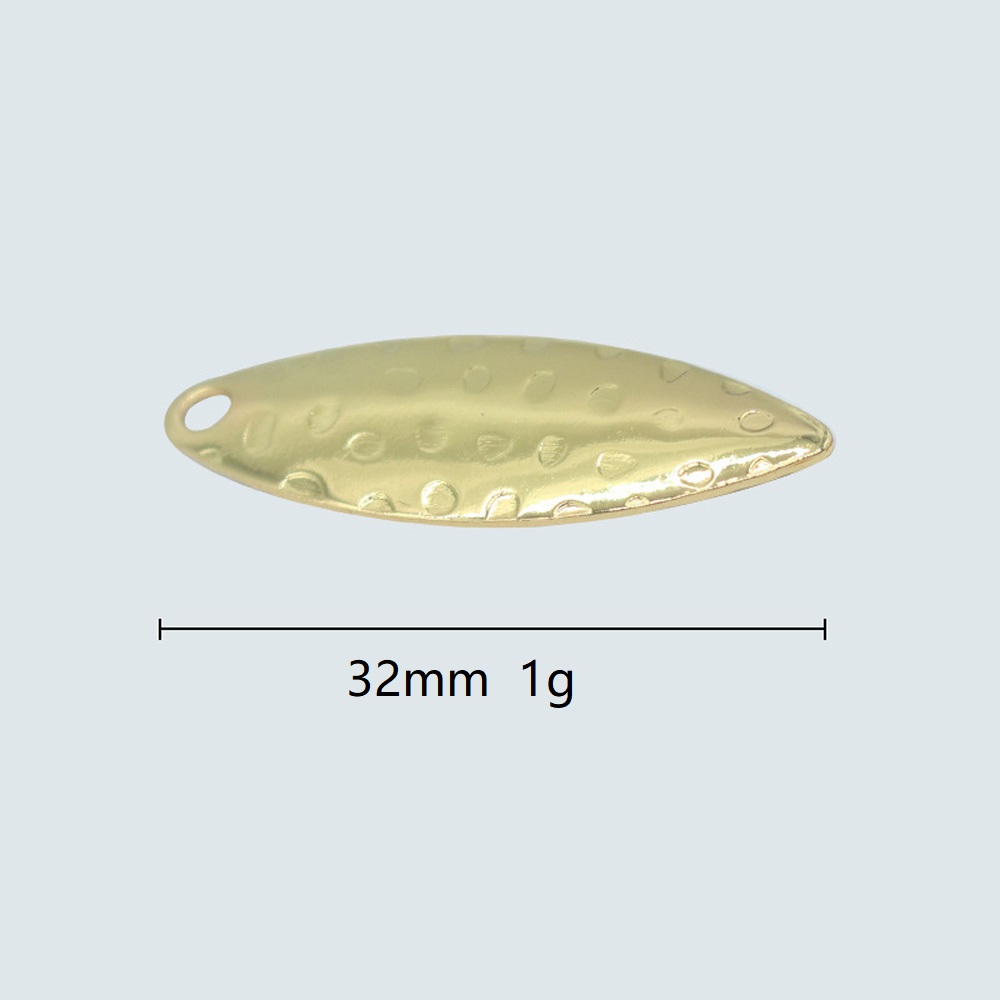 10Pcs/lot Willow Leaf Sequin P - Fishing Lure Spinner recension och pris