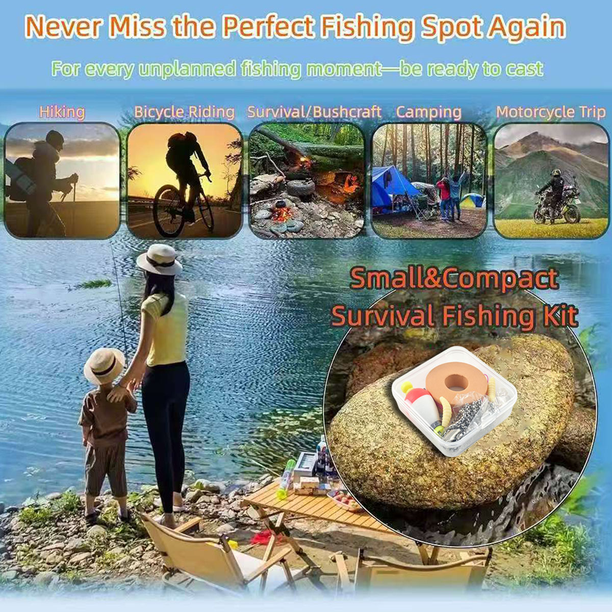 Portable Emergency Fishing Gea - Fishing Lure Making Kit recension och pris