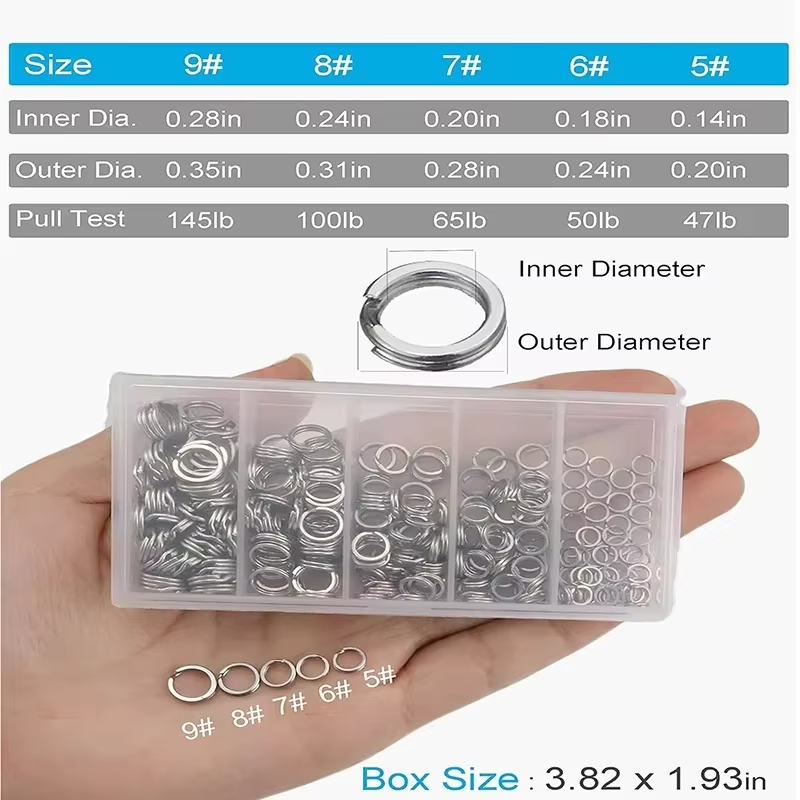 5 Size Stainless Steel Fishing - Fishing Lure Box recension och pris