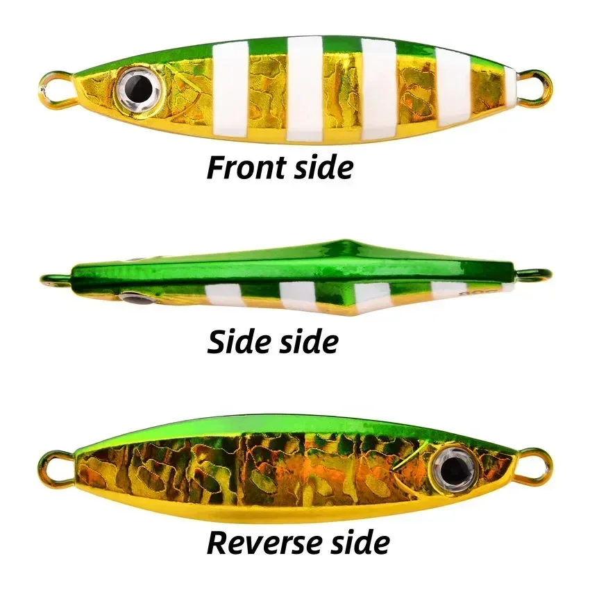 1pcs 40g 60g 80g 100g Metal Ji - Fishing Lure Spoon recension och pris
