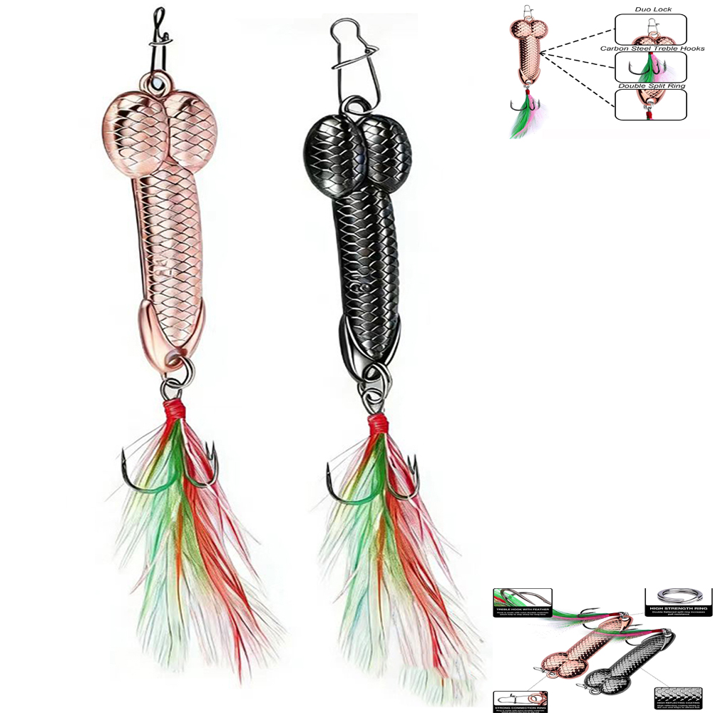 Metal Penis VIB Fishing Lure 3 - Fishing Lure Blade Bait recension och pris