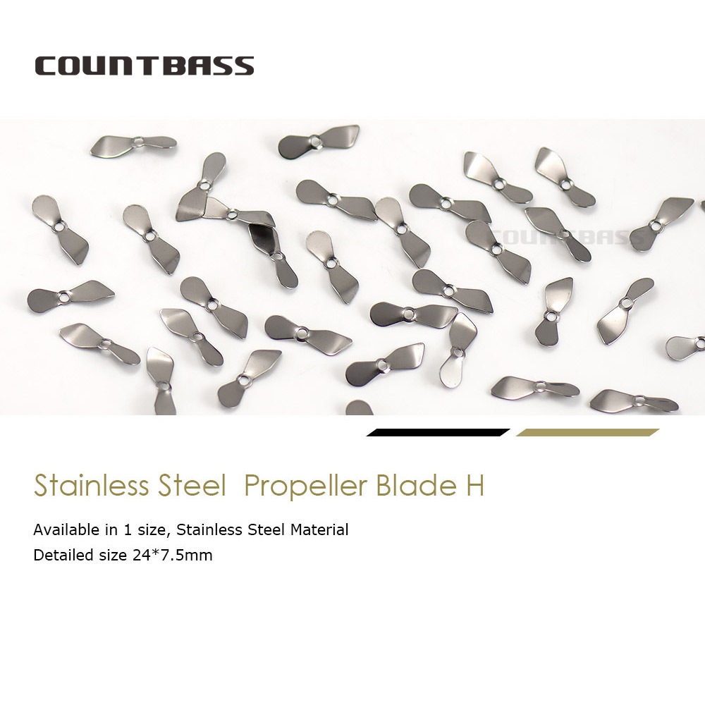 Countbass 50pcs Stainless Stee - Fishing Lure Blade Bait recension och pris